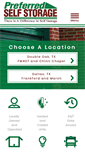 Mobile Screenshot of preferredstorage.net